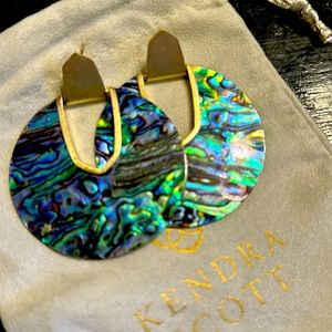 Kendra Scott Abalone Shell Diane Earrings